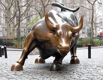 Wall Street Charging Bull